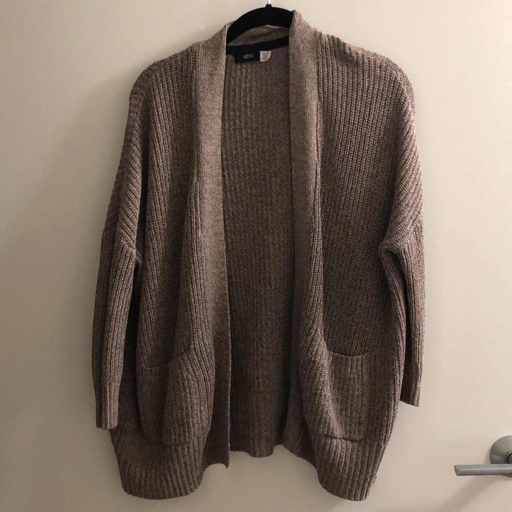 Brown BDG cardigan XS